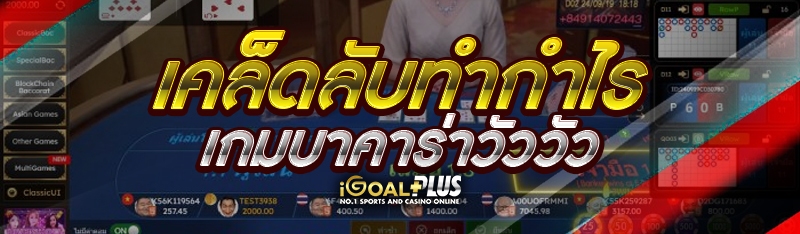 เคล็ดลับทำกำไรเกมบาคาร่าวัววัว